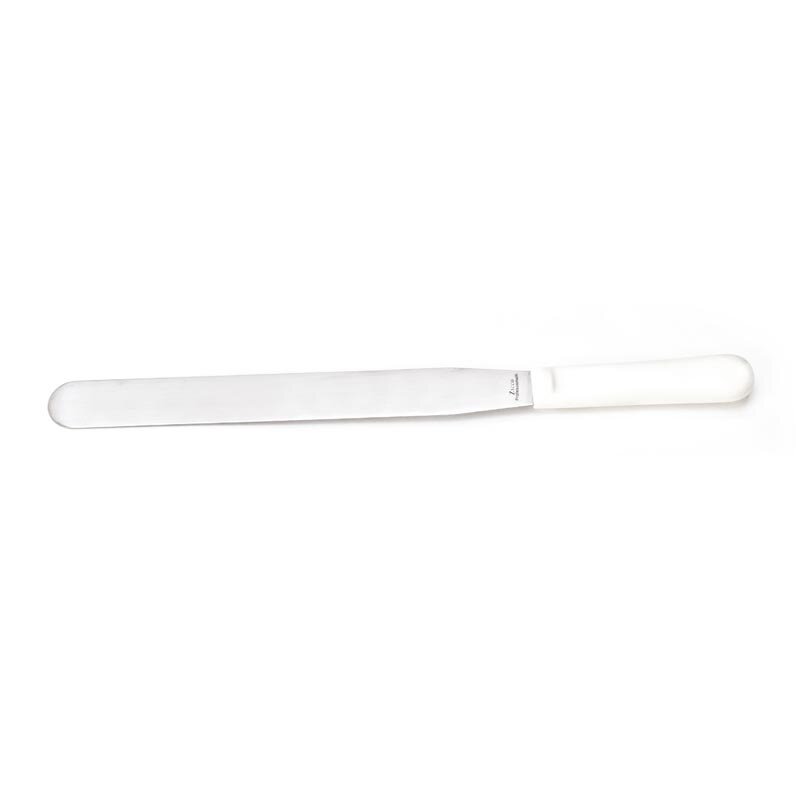 Zicco TY-177GP Pasta Spatula, Plastik Saplı, Küçük Boy, Beyaz, 15 cm - Zicco