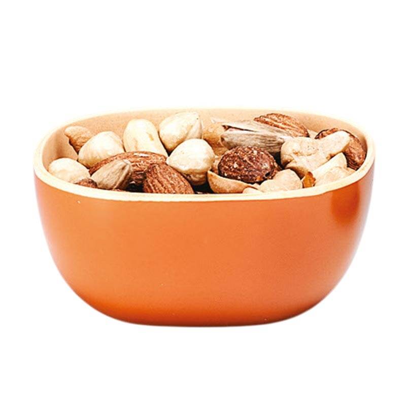 Zicco WHR-2057 Dekoratif Çerezlik, Bambu, Turuncu, 9.5x9.5 cm - 1