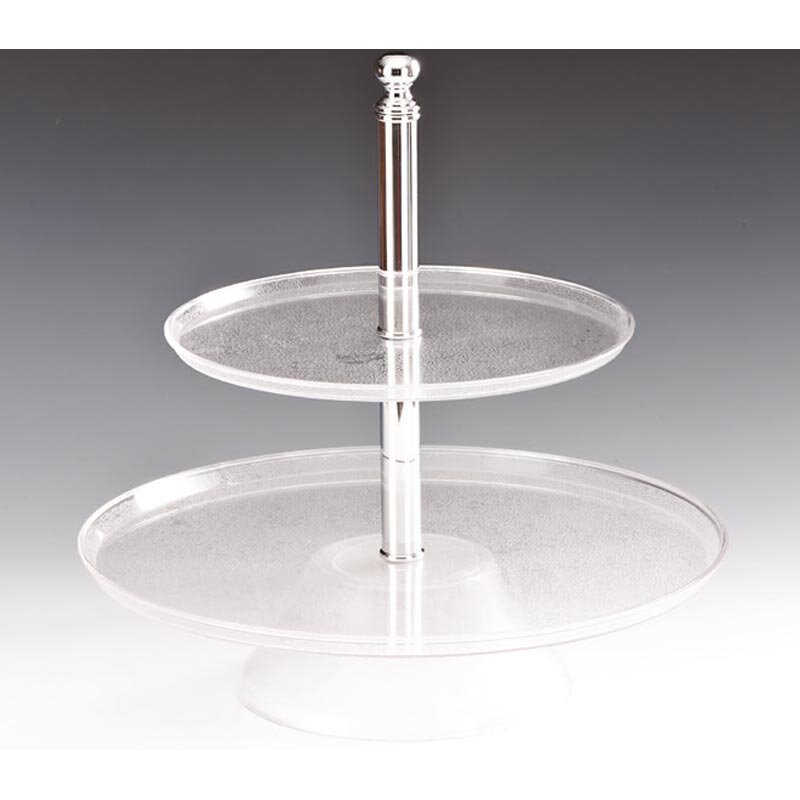 Zicco ZCB-01 Teşhir Standı, 2 Katlı, Polikarbon, Şeffaf, 37 cm - Zicco