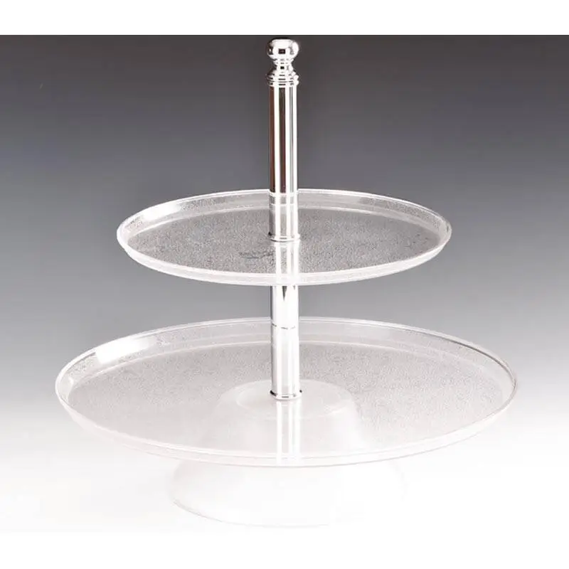 Zicco ZCB-01 Teşhir Standı, 2 Katlı, Polikarbon, Şeffaf, 37 cm - 1