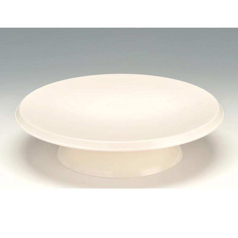 Zicco ZCB-B30 Ayaklı ABS Pasta Standı, Beyaz, 30 cm - Zicco