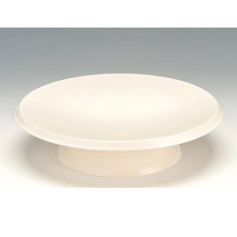 Zicco ZCB-B30 Ayaklı ABS Pasta Standı, Beyaz, 30 cm - 1