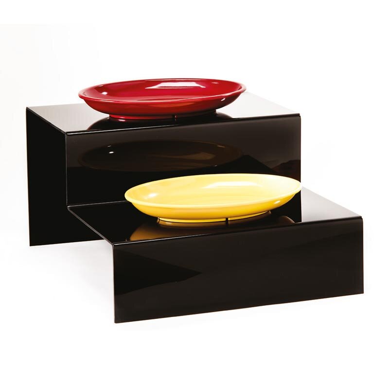 Zicco ZCP-001 Merdiven Stand, 2 Katlı, Akrilik, Siyah - Zicco