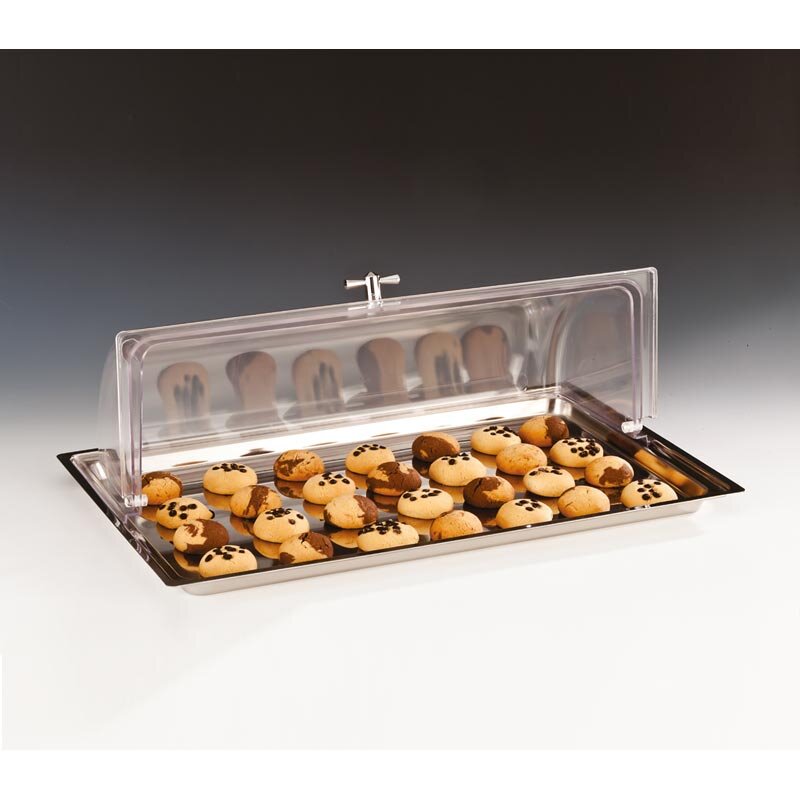 Zicco ZCP-018 Muhafaza Kabı, Rolltop Kapaklı, Çelik Tepsili, GN 1/1, 56x36x18 cm - Zicco