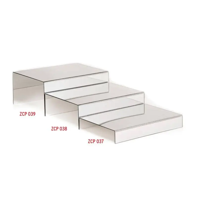 Zicco ZCP-037 Basamaklı Teşhir Standı, Aynalı, 26x35x5 cm - 1