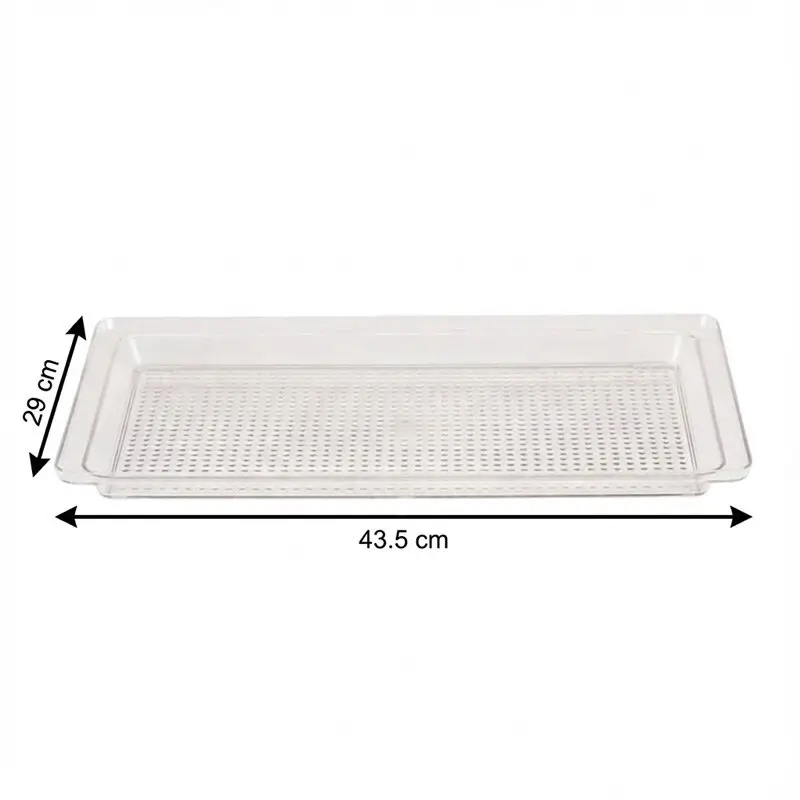 Zicco ZCP-054 Kurabiye Tepsisi, Polikarbon, Şeffaf, 29x43.5 cm - Zicco (1)