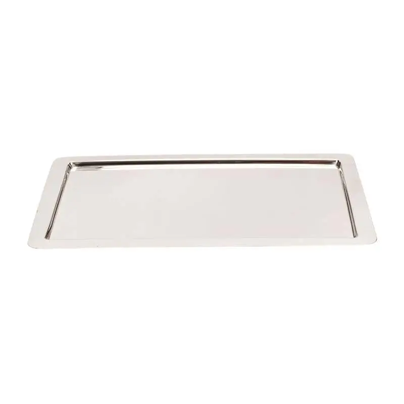 Zicco ZCP-069 Teşhir Tepsisi, Çelik, Gümüş Renk, 62x42 cm - 1