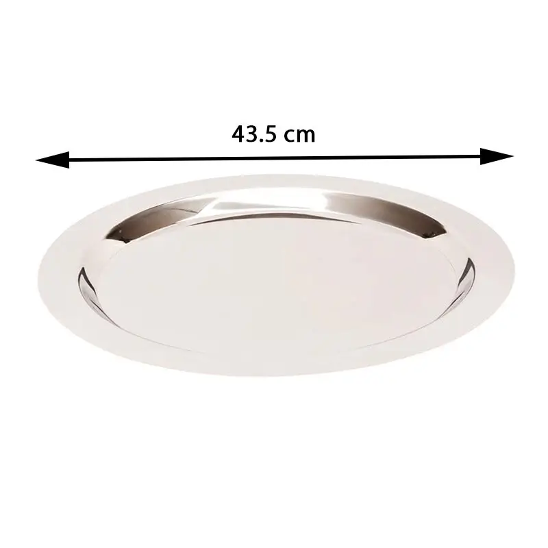 Zicco ZCP-072 Çelik Teşhir Tepsisi, Gümüş Renk, 43.5cm - Zicco (1)