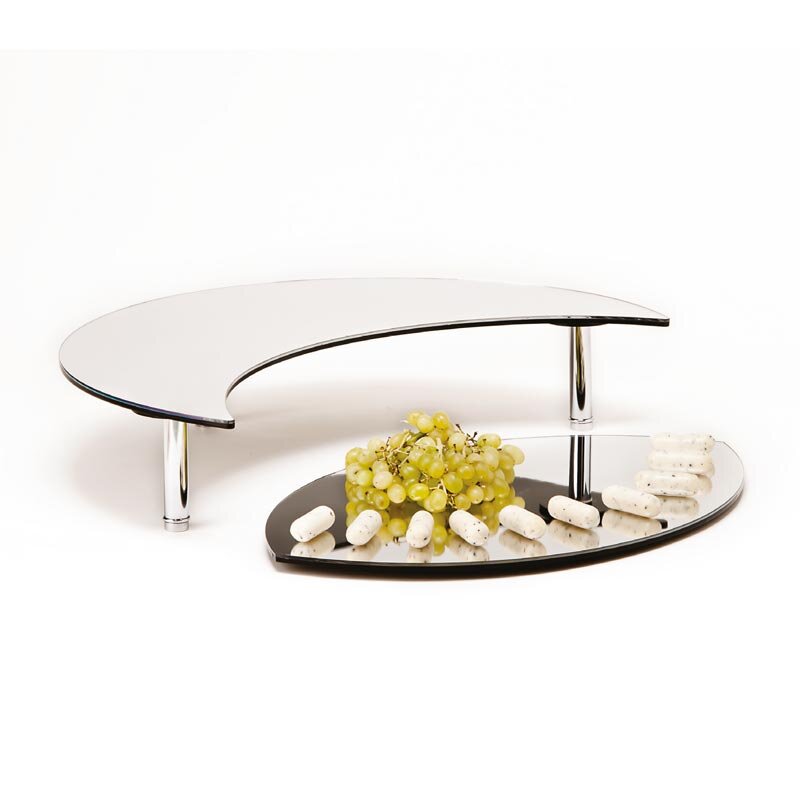 Zicco ZCP-082 Aynalı Teşhir Standı, Hilal Formlu, 60 cm - Zicco