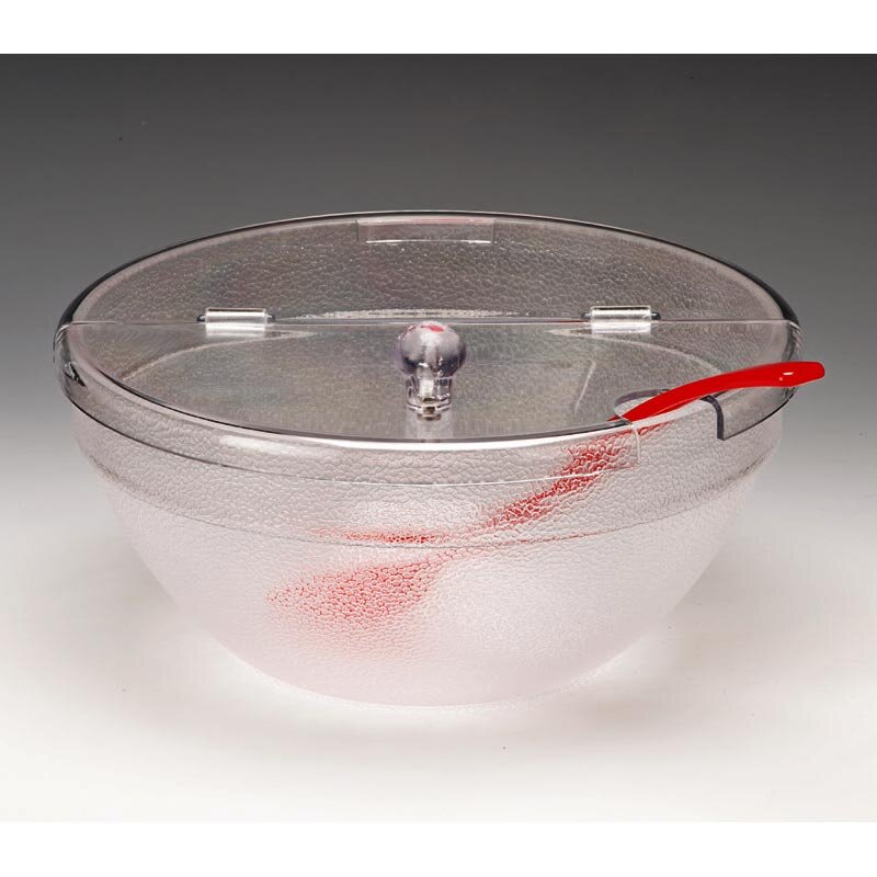 Zicco ZCP-096 Dokulu Polikarbon Kase, Kapaklı, Şeffaf, 29 cm - Zicco