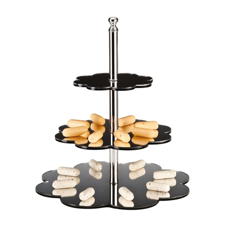 Zicco ZCP-118 Aynalı Teşhir Standı, Papatya Model, 3'lü, 20x30x40 cm - Zicco