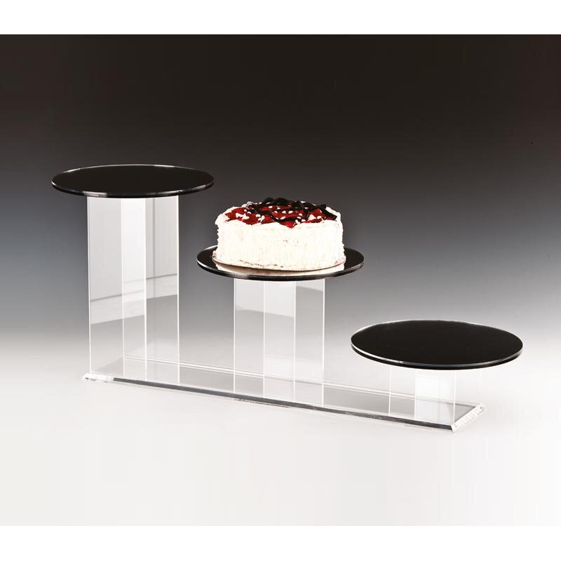 Zicco ZCP-125 Merdiven Teşhir Standı, Akrilik Tabanlı, 10x20x30 cm - Zicco