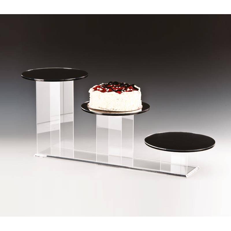 Zicco ZCP-125 Merdiven Teşhir Standı, Akrilik Tabanlı, 10x20x30 cm - 1