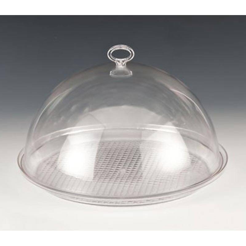 Zicco ZCP-165 Kapaklı Fanus Takımı, Polikarbon, Şeffaf, 34 cm - 1