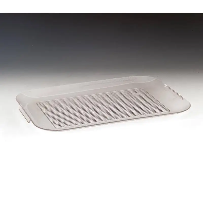 Zicco ZCP-170 Teşhir Tepsisi, Köşeli Model, Polikarbon, Şeffaf, 33x46 cm - 1