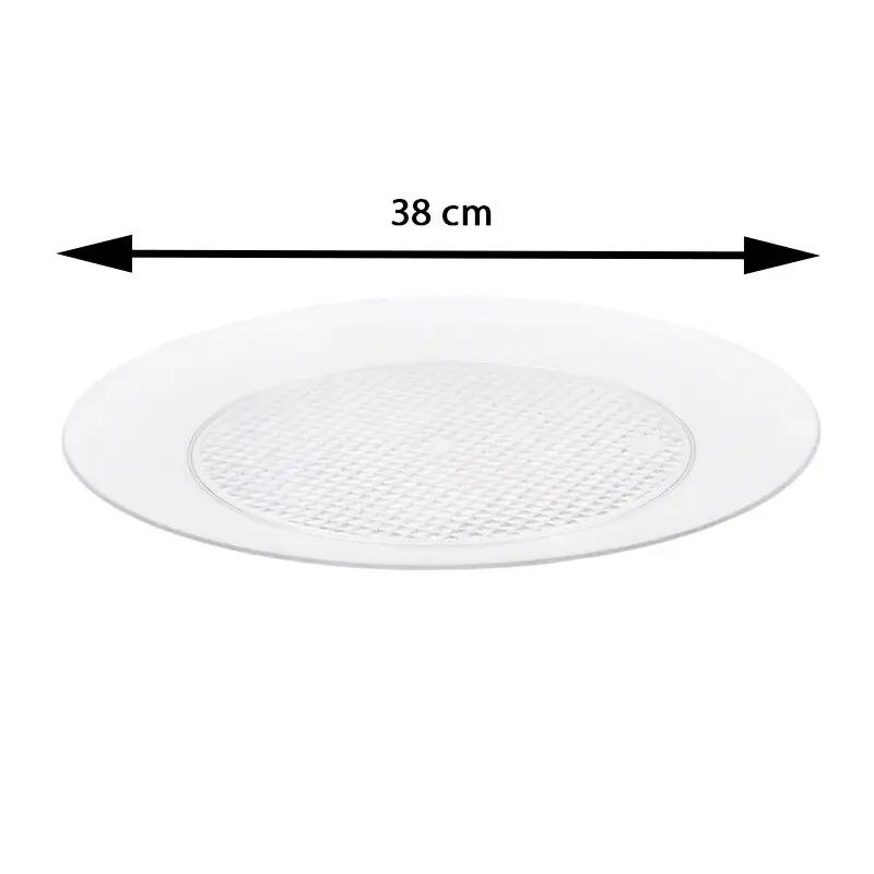 Zicco ZCP-171 Teşhir Tepsisi, Polikarbon, Şeffaf, 38 cm - Zicco (1)