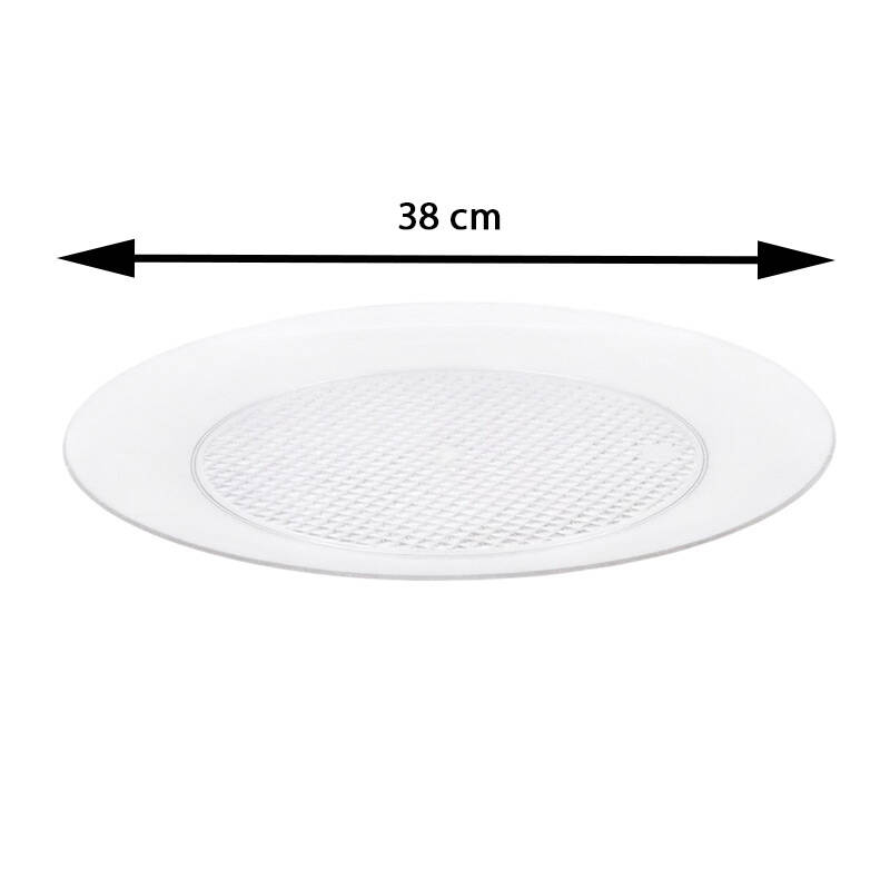 Zicco ZCP-171 Teşhir Tepsisi, Polikarbon, Şeffaf, 38 cm - 2