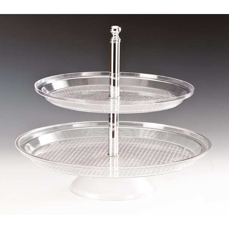 Zicco ZCP-181 Teşhir Standı, 2 Katlı, Polikarbon, Şeffaf, 35x42 cm - Zicco