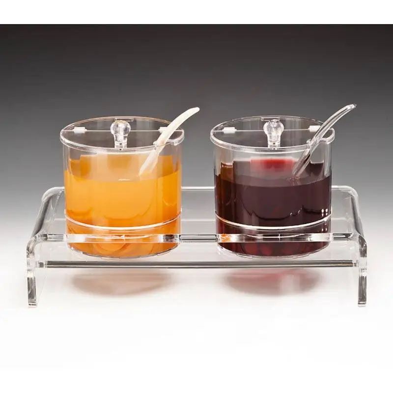Zicco ZCP-201 Sosluk Reçellik Standı, 2’li Takım, Polikarbon, 19.5x38x19 cm - 1