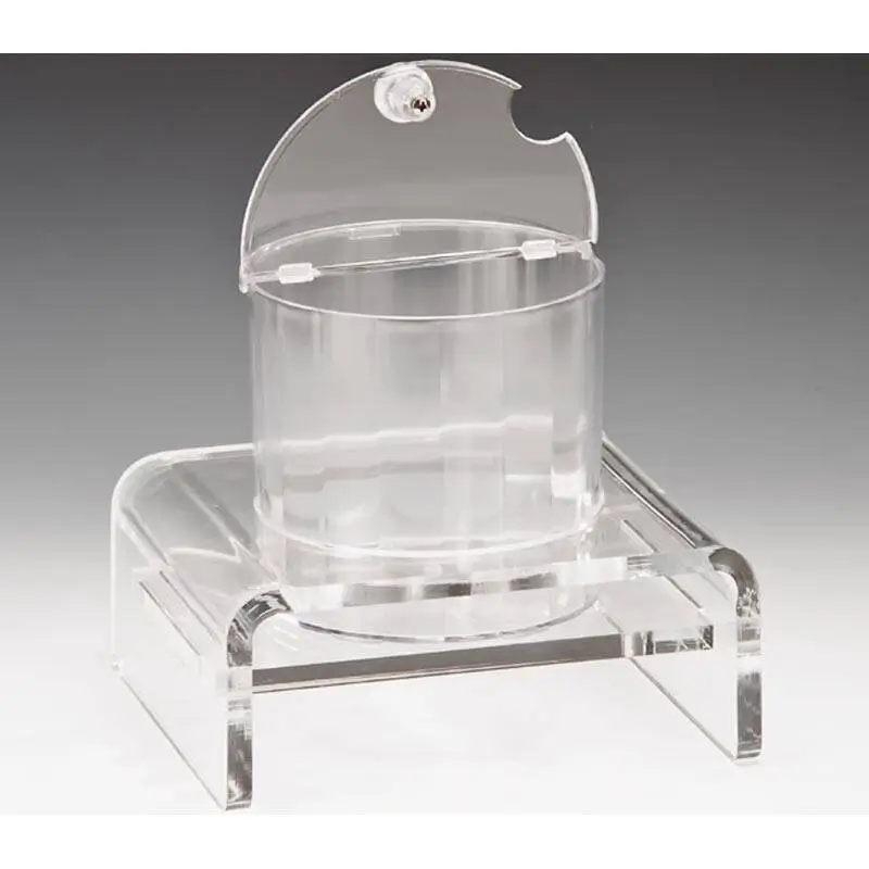 Zicco ZCP-202 Sosluk Reçellik Standı, Polikarbon, Şeffaf, 19.5x21x19 cm - 1