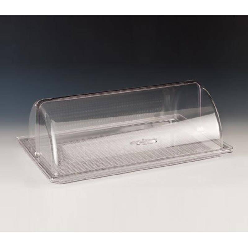 Zicco ZCP-214 Muhafaza Kabı, Polikarbon, Şeffaf, GN 1/1, 35x55x20 cm - 1