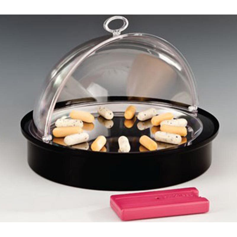 Zicco ZCP-221 Rolltop Kapaklı Teşhir Standı, Soğutuculu, Siyah, 42 cm - Zicco