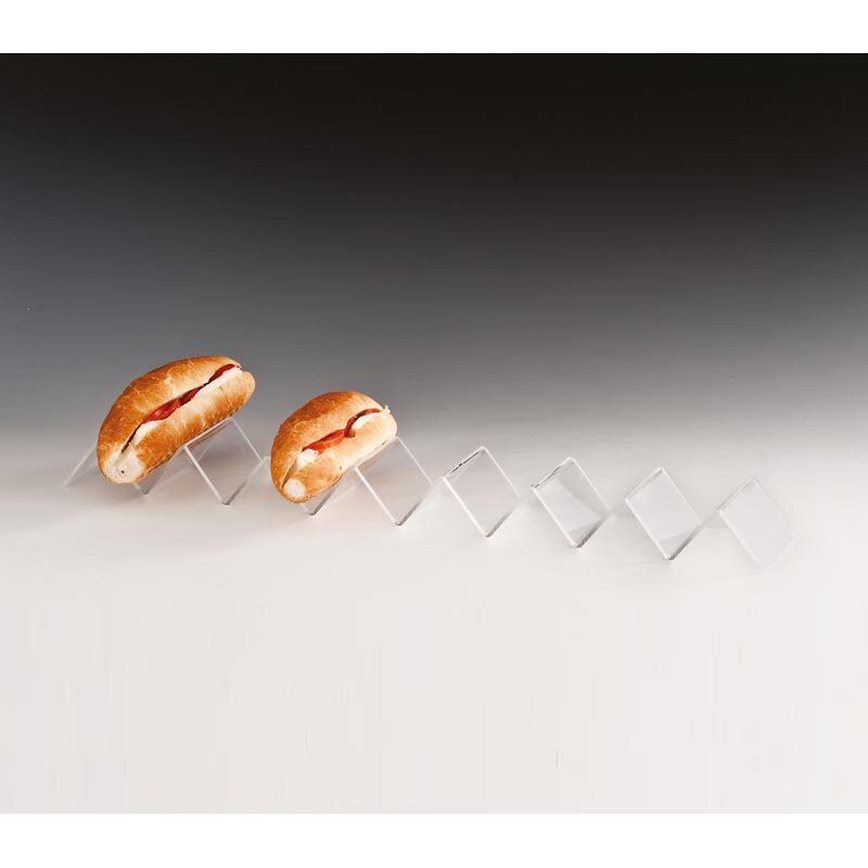 Zicco ZCP-231 Sandviç Teşhir Standı, Akrilik, Şeffaf, 8.5x58 cm - Zicco