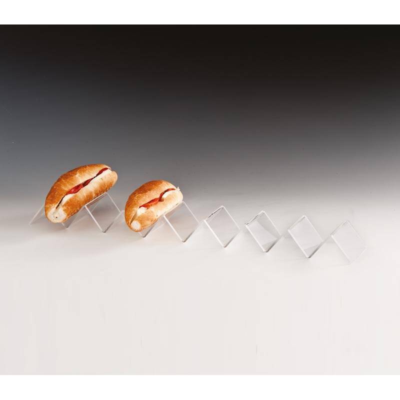 Zicco ZCP-231 Sandviç Teşhir Standı, Akrilik, Şeffaf, 8.5x58 cm - 1