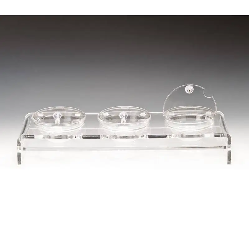 Zicco ZCP-288 Cam Kaseli Teşhir Standı Seti, Kapaklı, Polikarbon, Şeffaf, 57x19 cm - 1