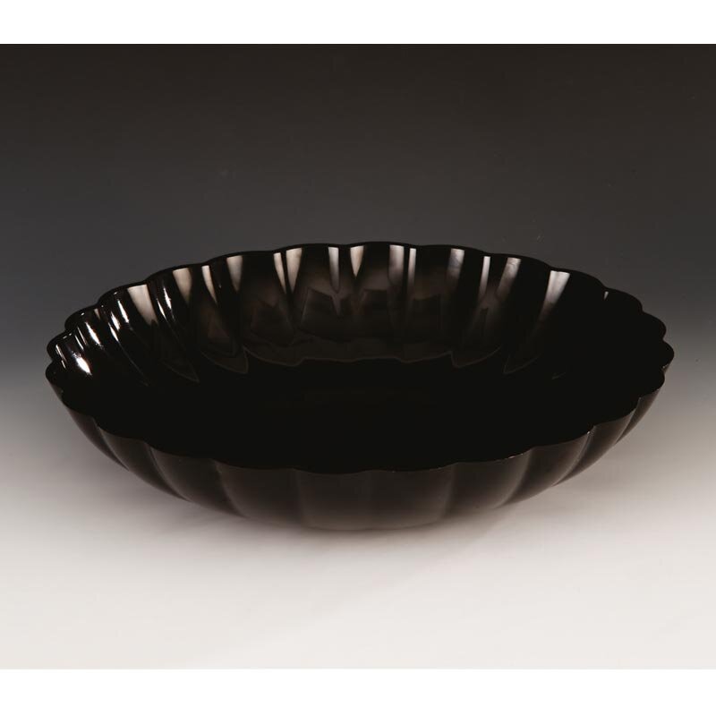 Zicco ZCP-297 Teşhir Sunum Kasesi, Polikarbon, Siyah, 36x7 cm - Zicco