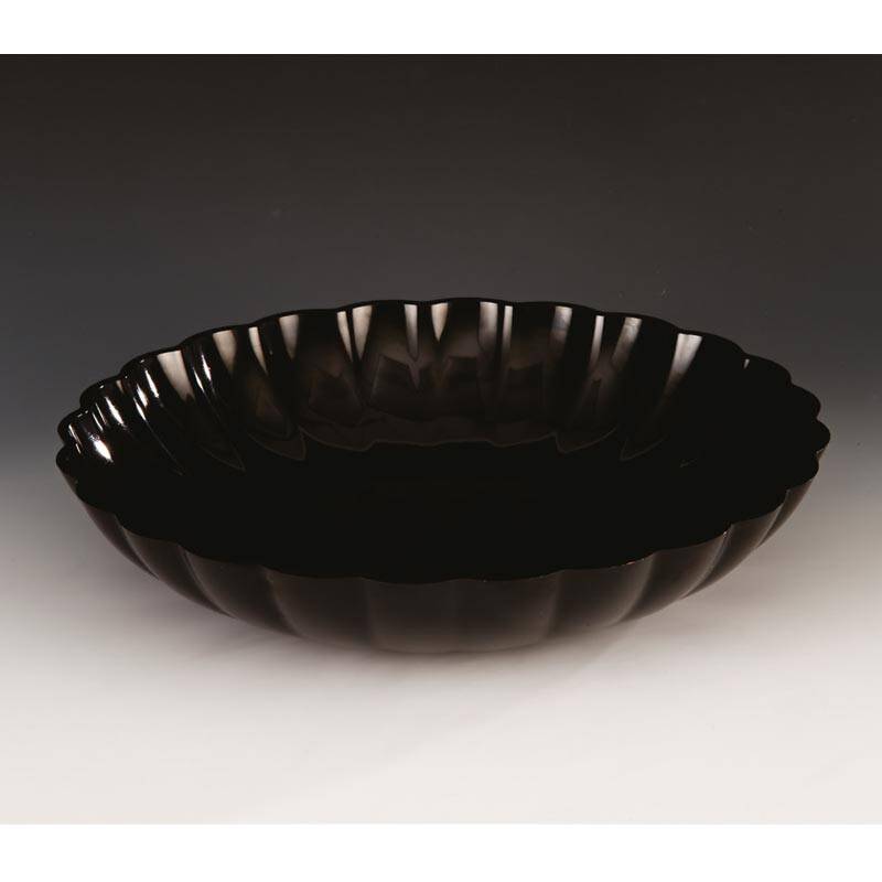 Zicco ZCP-297 Teşhir Sunum Kasesi, Polikarbon, Siyah, 36x7 cm - 1