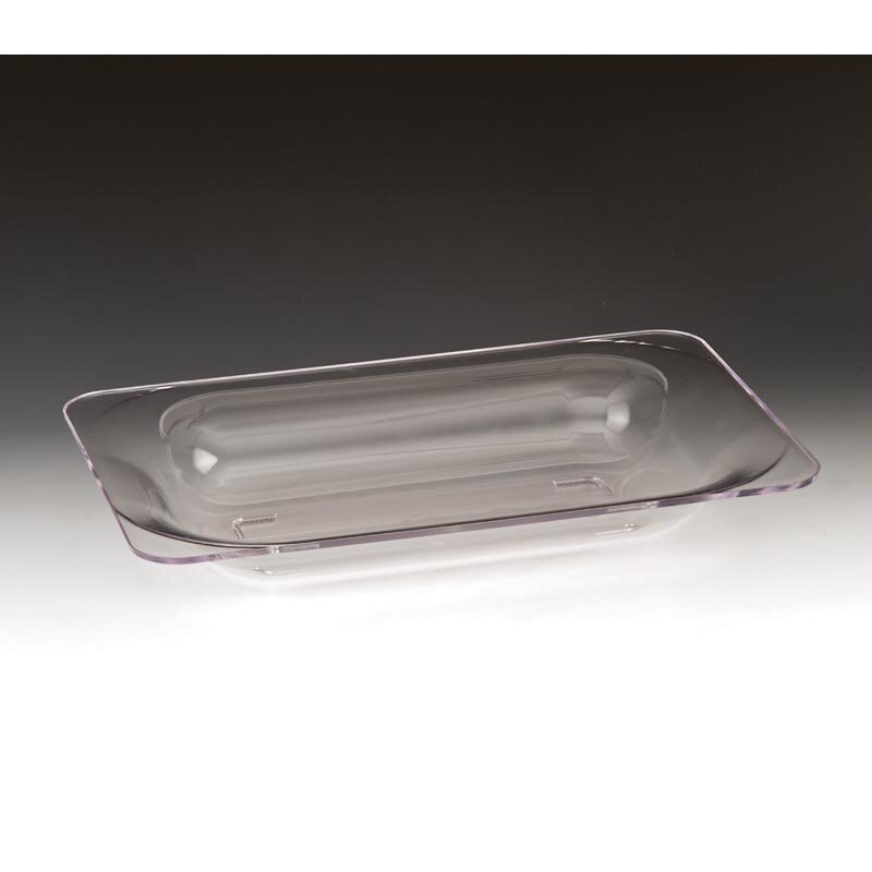 Zicco ZCP-298 Derin Teşhir Tabağı, Polikarbon, Şeffaf, 40x26x6.5 cm - Zicco