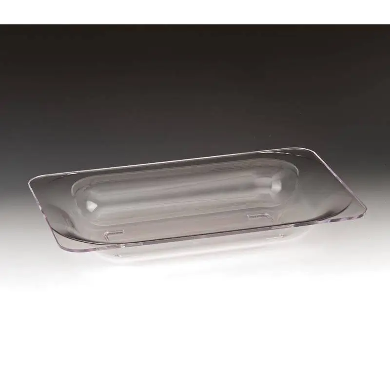 Zicco ZCP-298 Derin Teşhir Tabağı, Polikarbon, Şeffaf, 40x26x6.5 cm - 1
