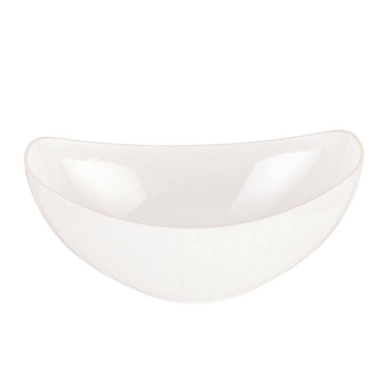 Zicco ZCP-301 Gondol Tipi Teşhir Kasesi, Polikarbon, Beyaz, 33x22.5x13 cm - 1