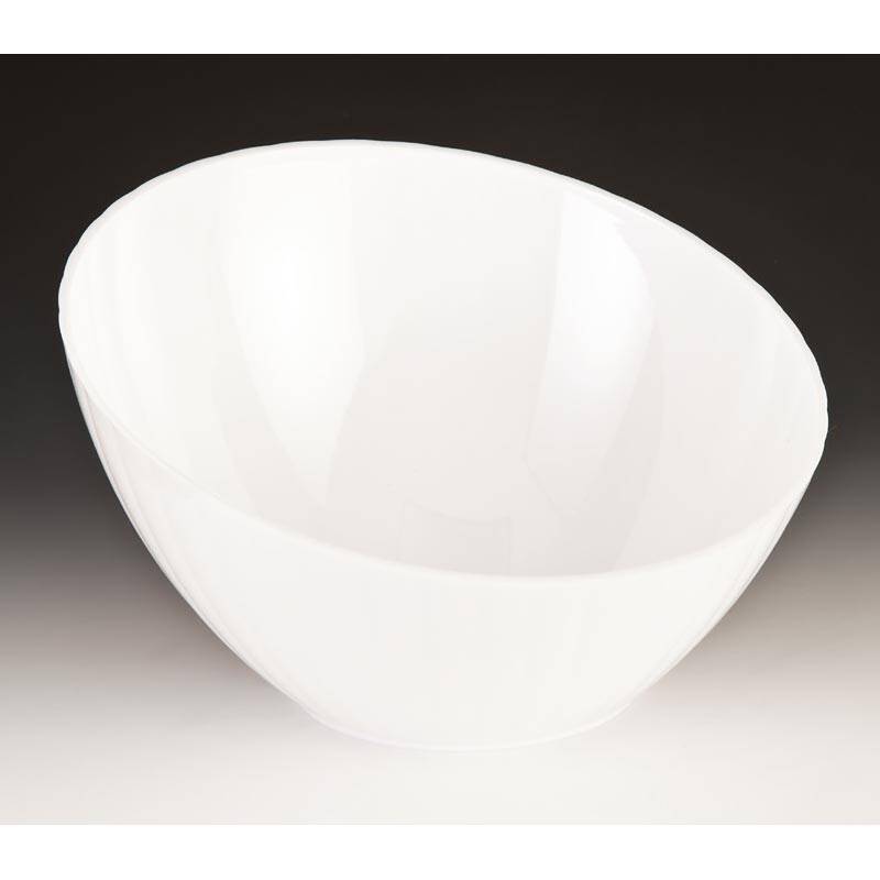 Zicco ZCP-302 Eğimli Teşhir Kasesi, Polikarbon, Beyaz, 31.5 cm - 1