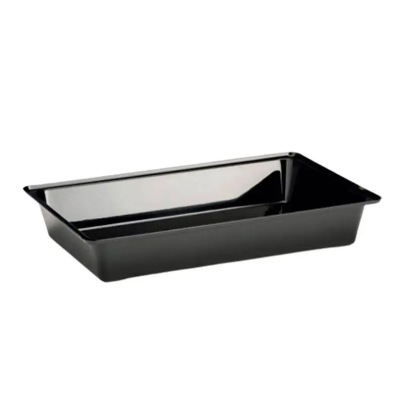 Zicco ZCP-314-P Polikarbon Teşhir Tepsisi, Derin Model, Siyah, 44x28x7 cm - 1