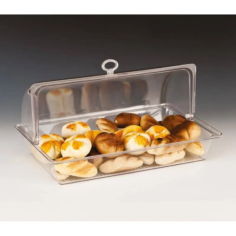 Zicco ZCP-319 Derin Muhafaza Kabı, Rolltop Kapaklı, Polikarbon, Şeffaf, 28x43x22 cm - 1