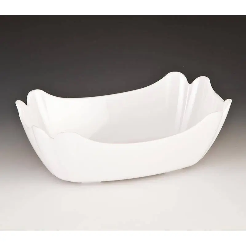 Zicco ZCP-337 Teşhir Kasesi, Polikarbon, Beyaz, 27x18x9 cm - 1