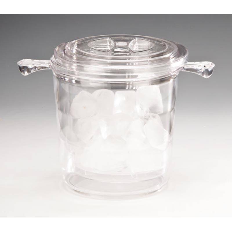 Zicco ZCP-338 Yuvarlak Buz Kovası, Çift Cidarlı, Polikarbon, Şeffaf, 15x15 cm - 1