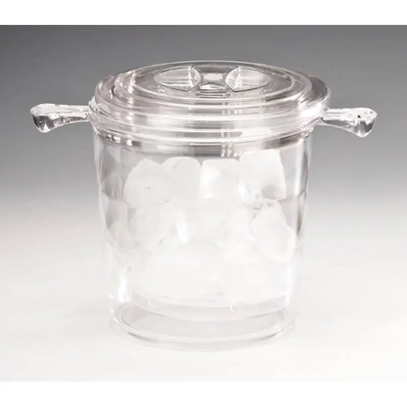 Zicco ZCP-338 Yuvarlak Buz Kovası, Çift Cidarlı, Polikarbon, Şeffaf, 15x15 cm - 1