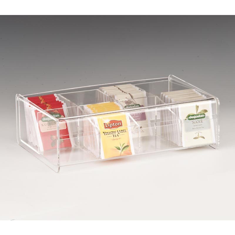 Zicco ZCP-339 Poşet Çay Standı, 8 Bölmeli, 27.5x17x8.5 cm - Zicco