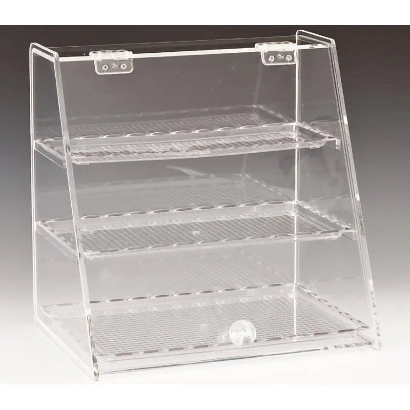 Zicco ZCP-340 Tepsili Teşhir Standı, 3 Katlı, Polikarbon, Şeffaf, 34 cm - 1