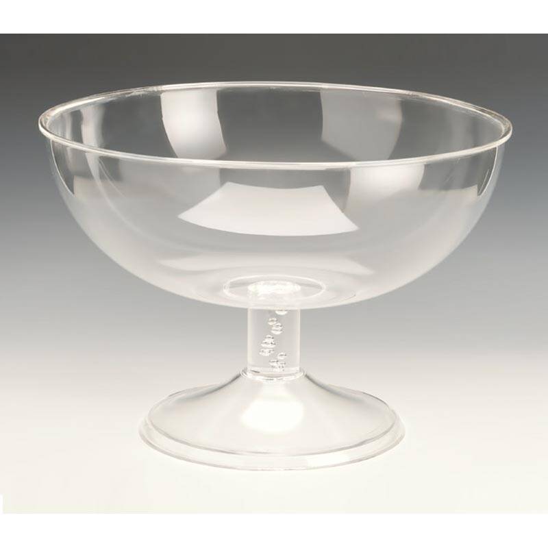 Zicco ZCP-350 Ayaklı Punch Bowl, Akrilik, Şeffaf 45 cm - 1