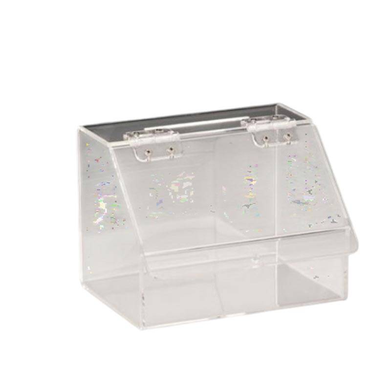 Zicco ZCP-355 Tasarım Akrilik Bahşiş Kutusu, Şeffaf, 14.5x20x14.5 cm - 1