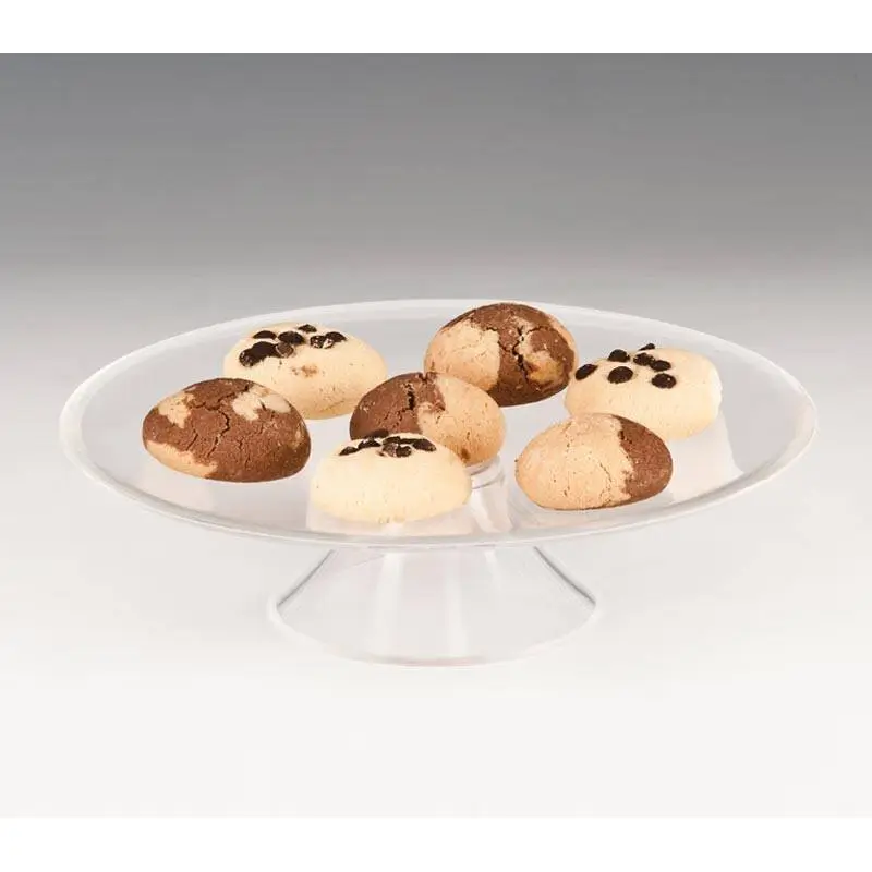 Zicco ZCP-358 Pasta Standı, Ayaklı, Akrilik, Şeffaf, 24 cm - 1