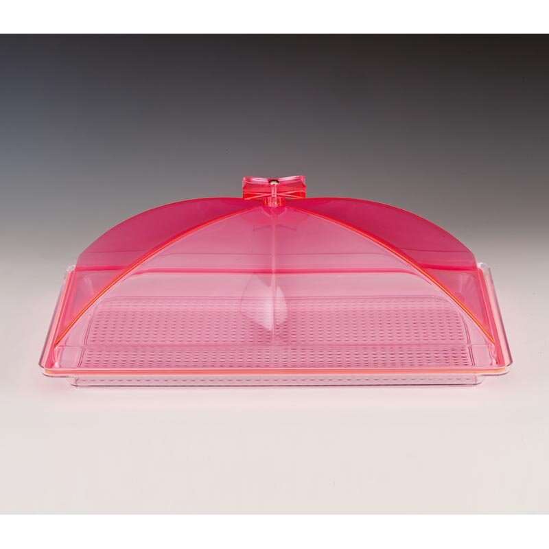 Zicco ZCP-373 Muhafaza Kabı, Polikarbon Tepsili, Akrilik Kapaklı, Pembe, 28x43 cm - Zicco