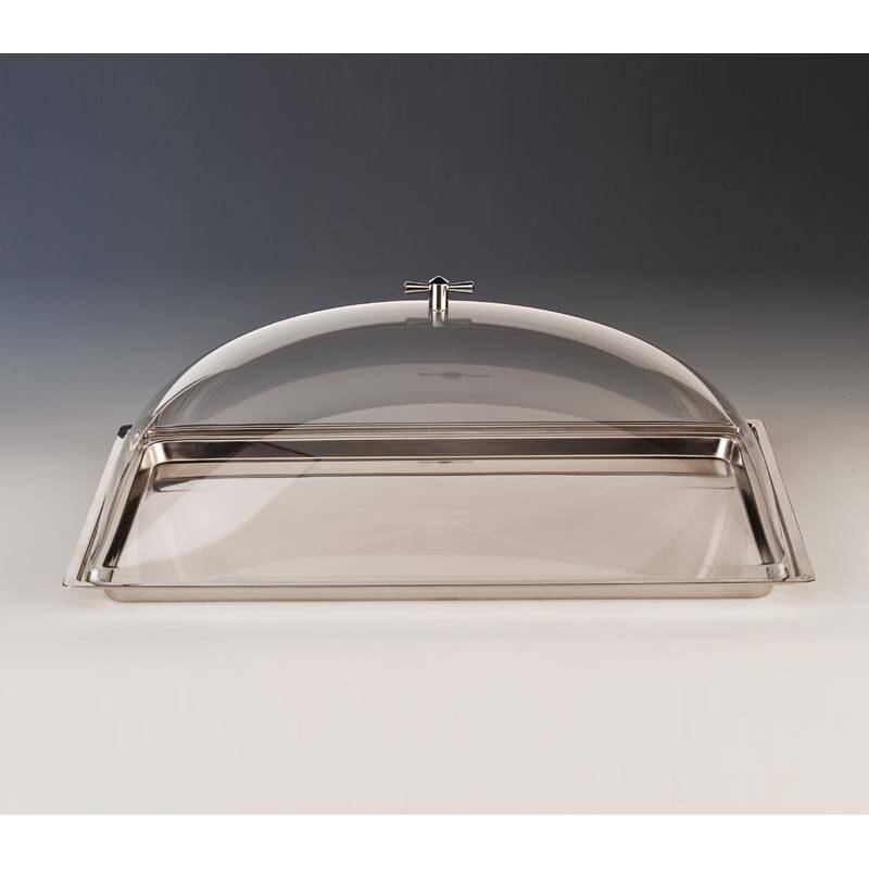 Zicco ZCP-389 Muhafaza Kabı, Çelik Tepsili, Akrilik Kapaklı, GN 1/2, 44x29x18 cm - 1