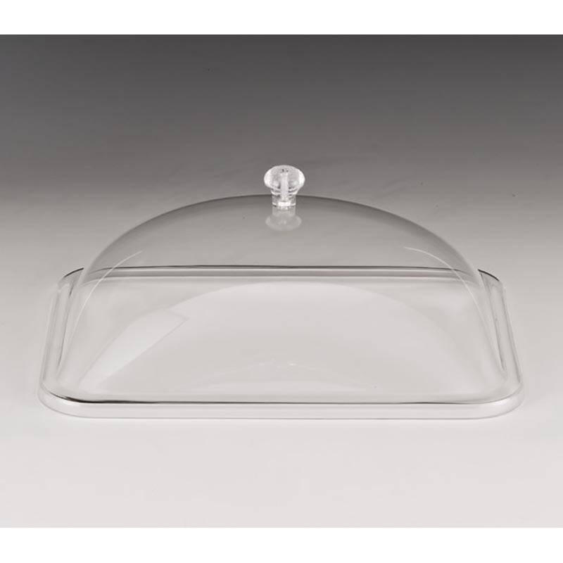 Zicco ZCP-399 Dikdörtgen Teşhir Kase Kapağı, Akrilik, Şeffaf, 18x27.5 cm - 1