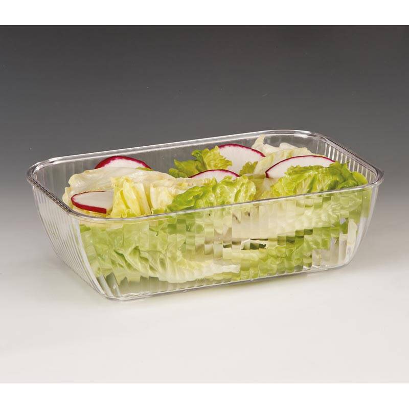 Zicco ZCP-400 Teşhir Kasesi, Polikarbon, Şeffaf, 18x27x8 cm - 1