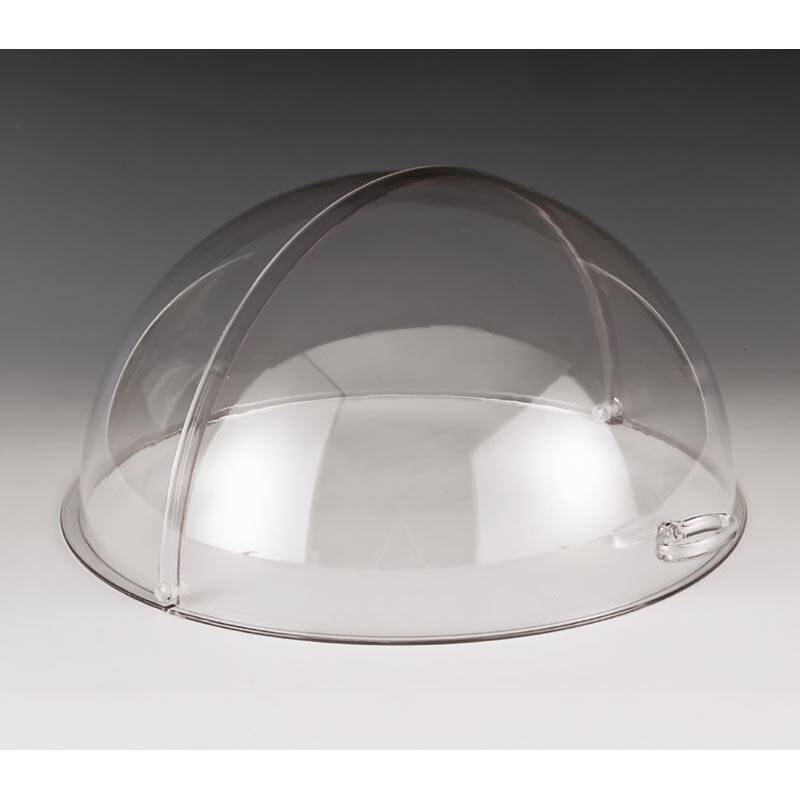 Zicco ZCP-402 Yuvarlak Rolltop Kapak, Polikarbon, Şeffaf, 32.5 cm - 1